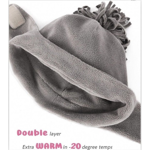 Baby Toddler Winter Hat Soft Fleece with Earflap for Boys Girls Kids Baby Beanie - Picture 2 of 8